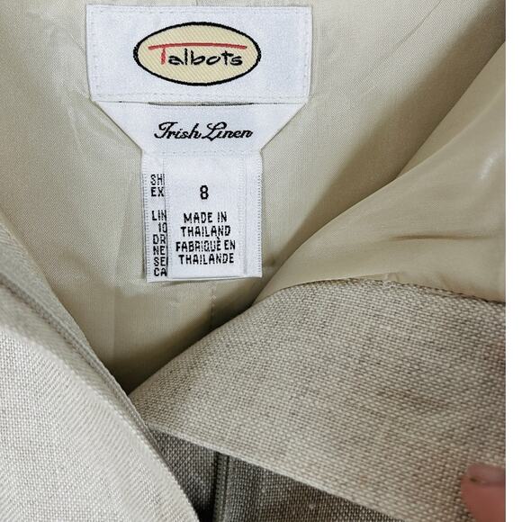 Sara Morgan Women's Size L Navy & White Eyelet Print Button Up Blouse #0337 - Picture 8 of 12